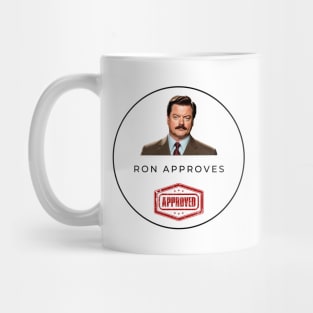 Ron Approves Funny Memes Mug